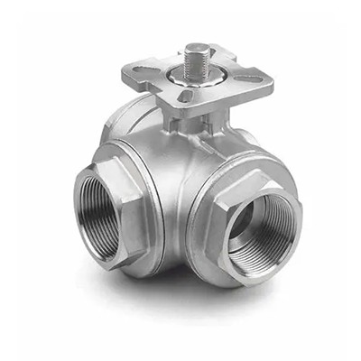 3-WAY BALLVALVE(MOUNTING PAD)