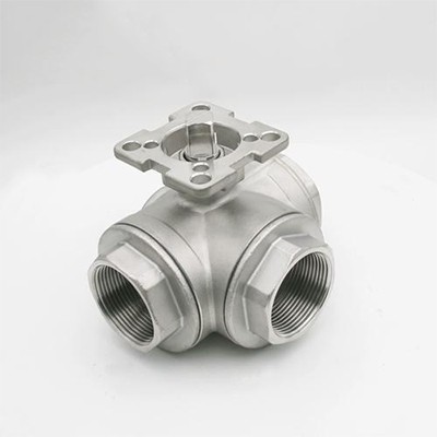 3-WAY BALLVALVE(MOUNTING PAD)